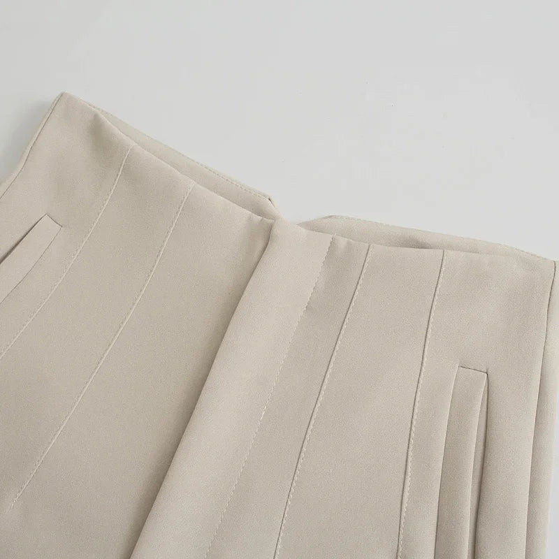 2025 Women's Summer Pants Pencil High Waist Pants for Women White Black Cropped Trousers Womens Streetwear Office Pants