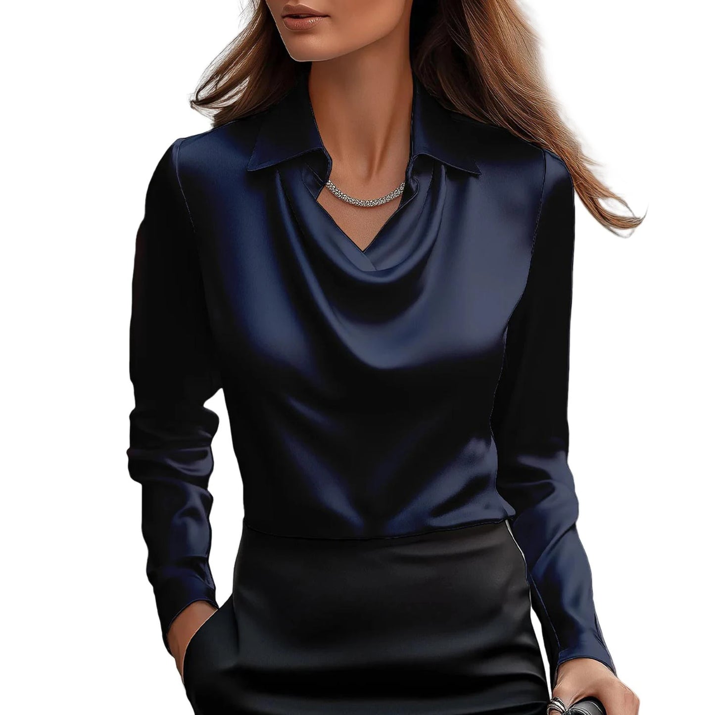Satin office Blouse