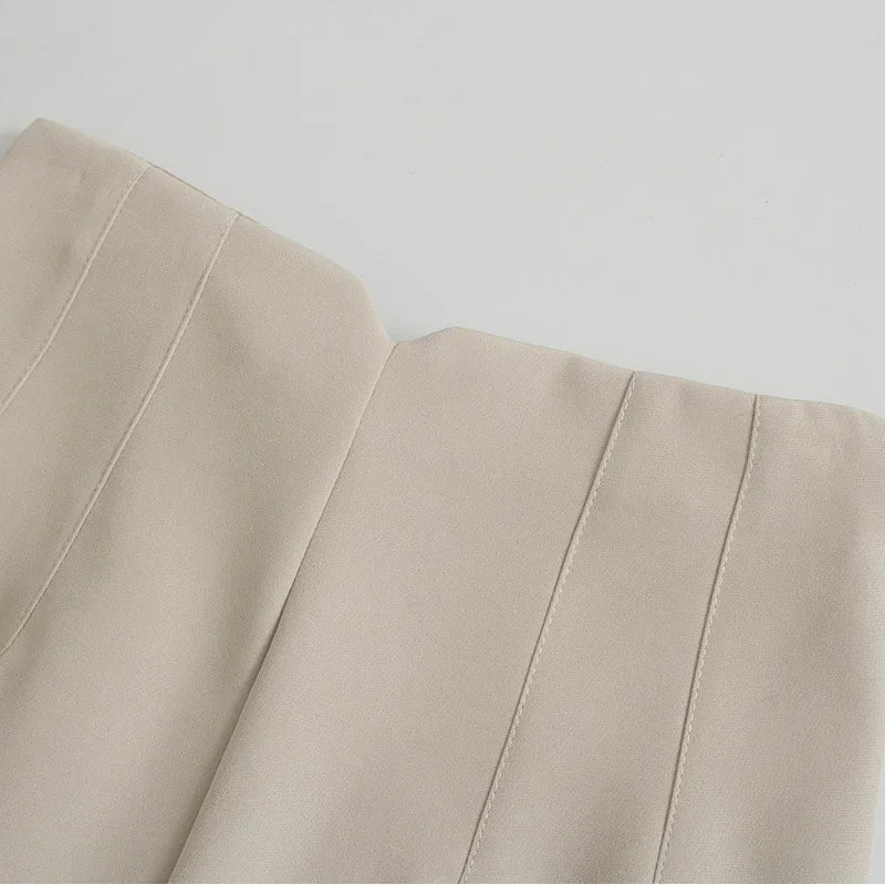 2025 Women's Summer Pants Pencil High Waist Pants for Women White Black Cropped Trousers Womens Streetwear Office Pants