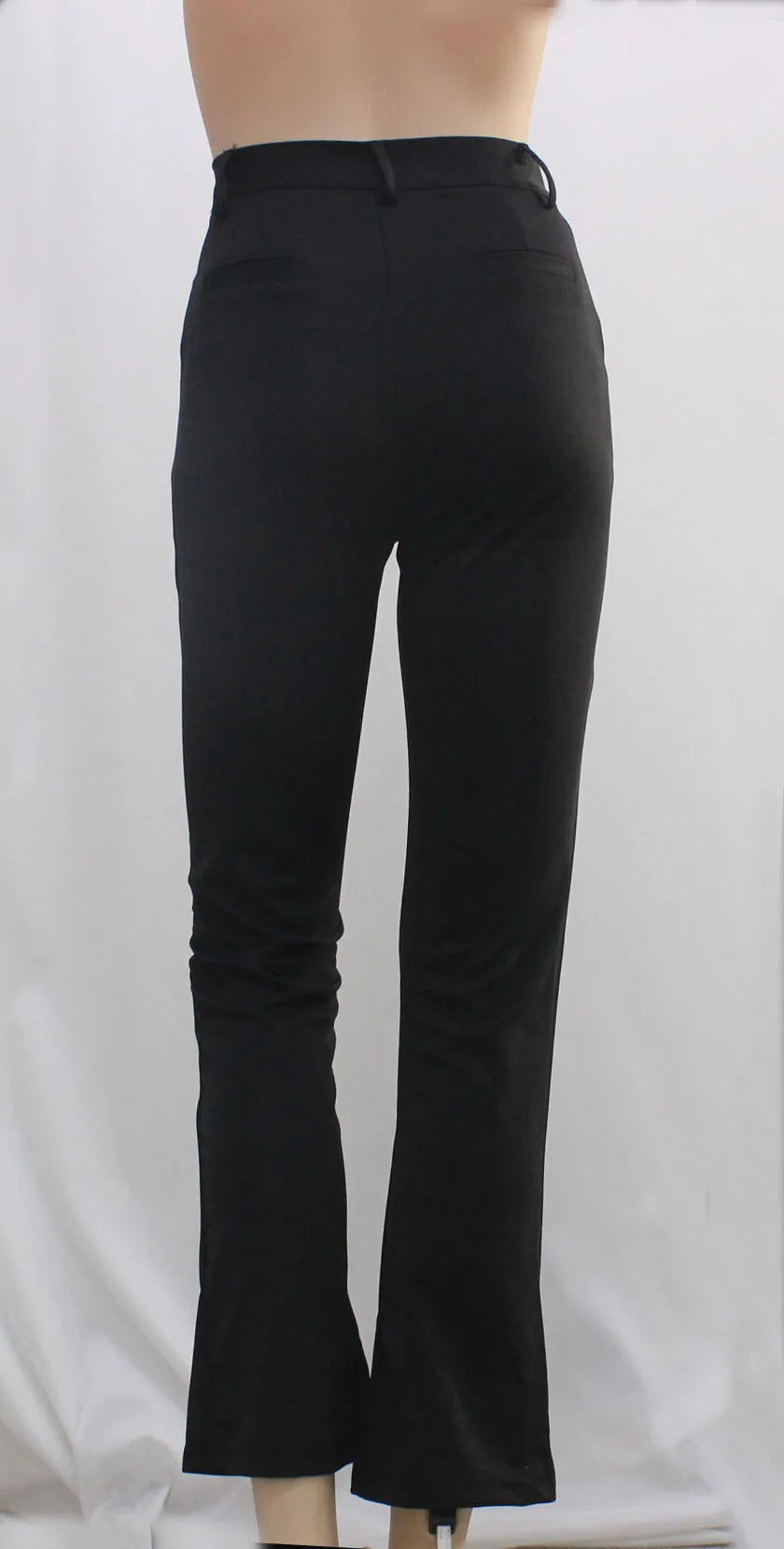 Ladies' business casual pants, comfortable office wear with pockets, elegant regular fit work pants