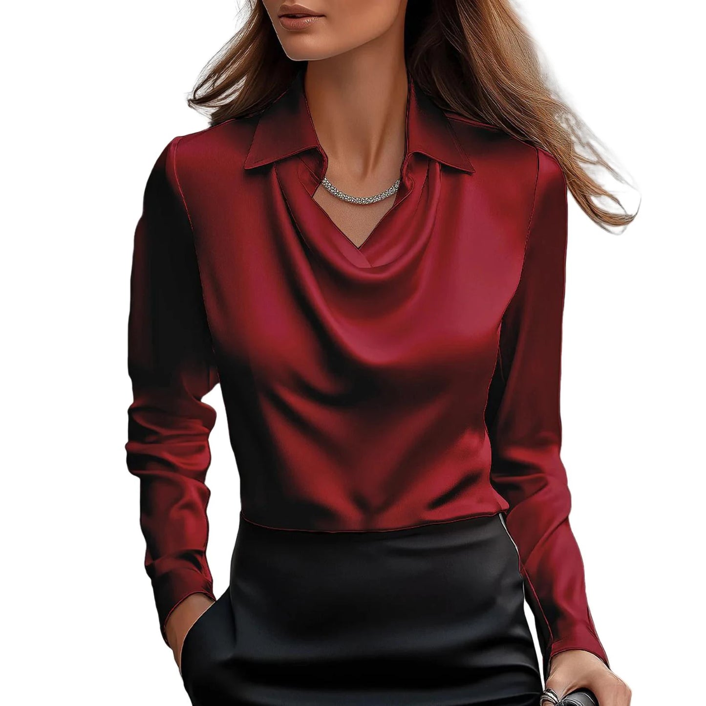 Satin office Blouse