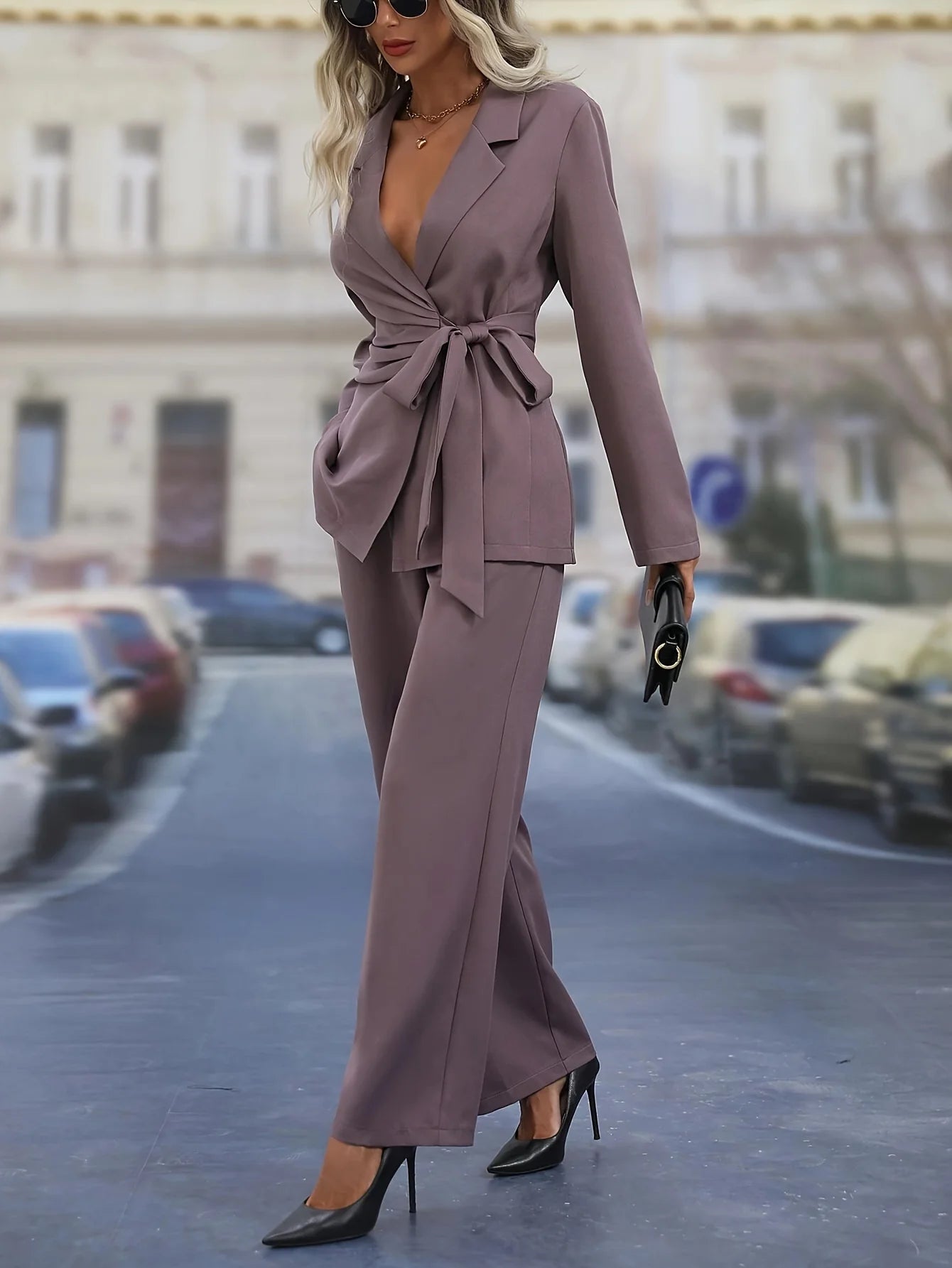 Women's plus size office suit