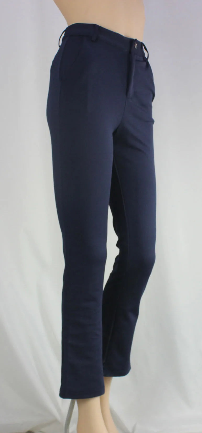 Ladies' business casual pants, comfortable office wear with pockets, elegant regular fit work pants