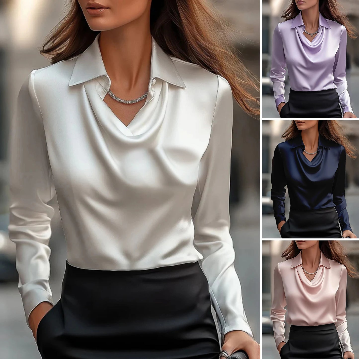Satin office Blouse
